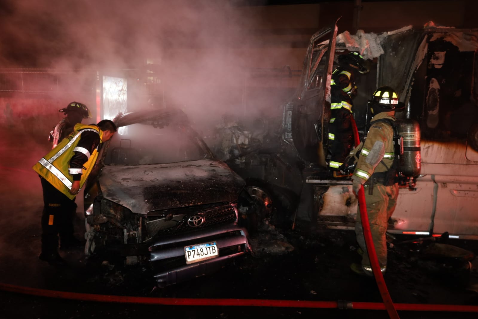 Accidente en ruta a El Salvador deja dos muertos'