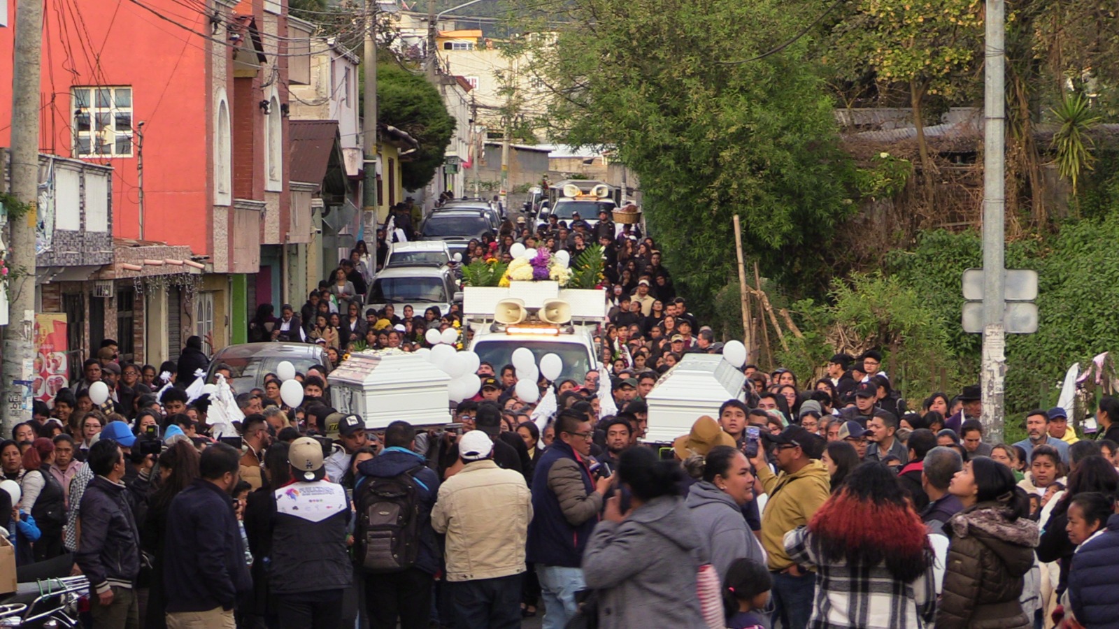 Funeral de los primos que murieron ahogados en San Marcos