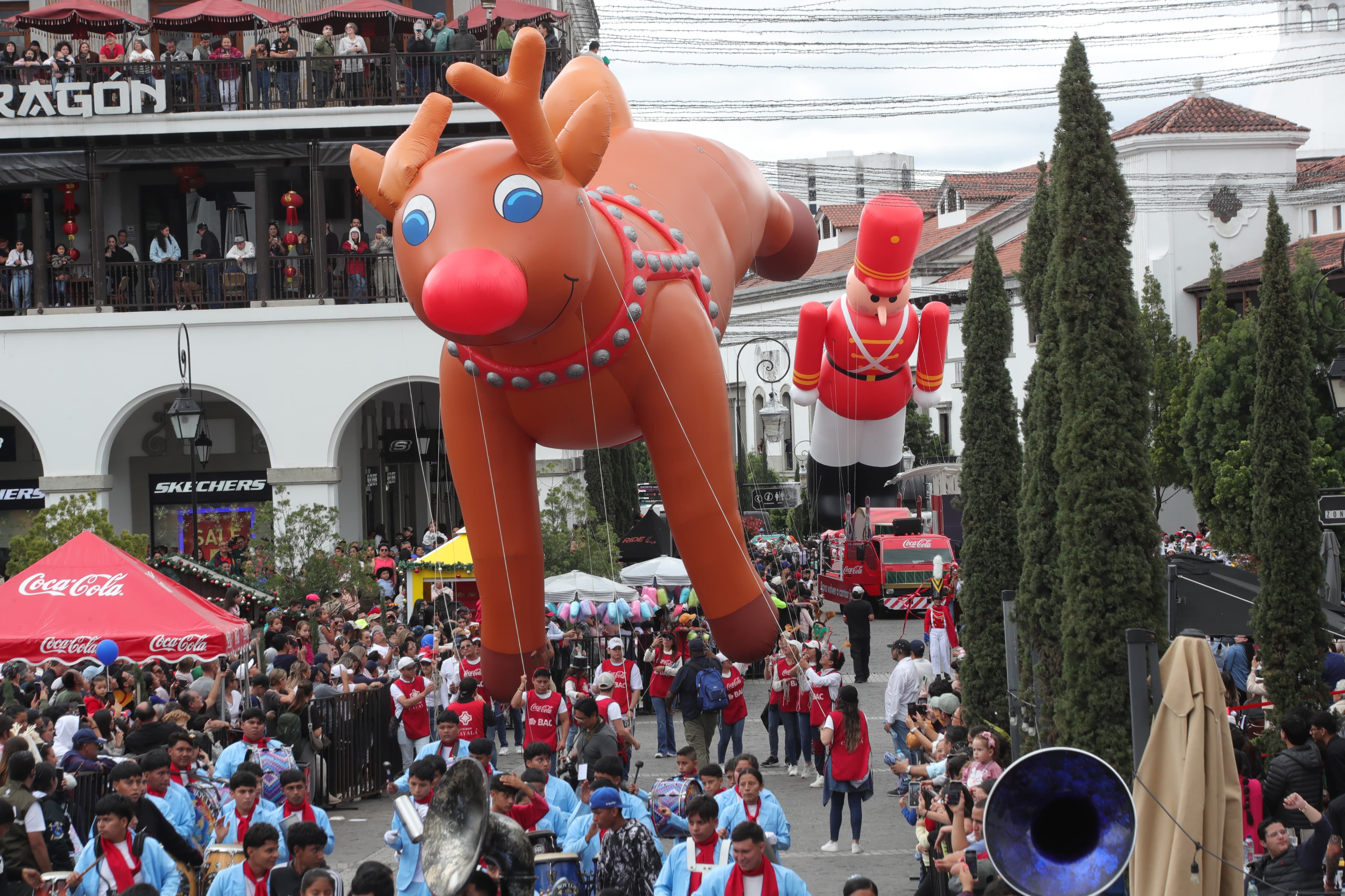 Globo gigante de reno de navidad