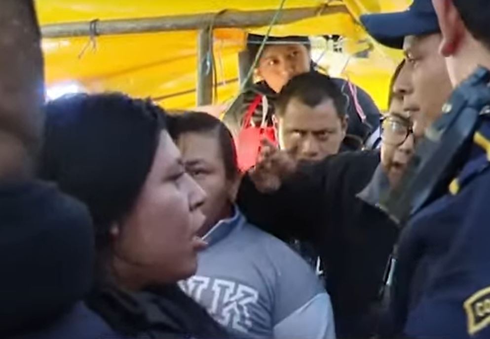 Ladrona en el santuario de Guadalupe