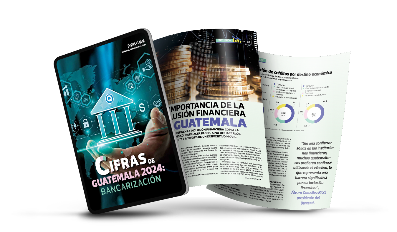 Cifras de Guatemala 2024: Bancarización