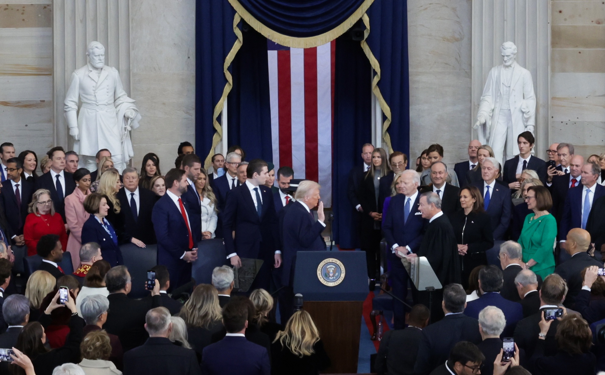 Juramento y toma de posesión de Donald Trump