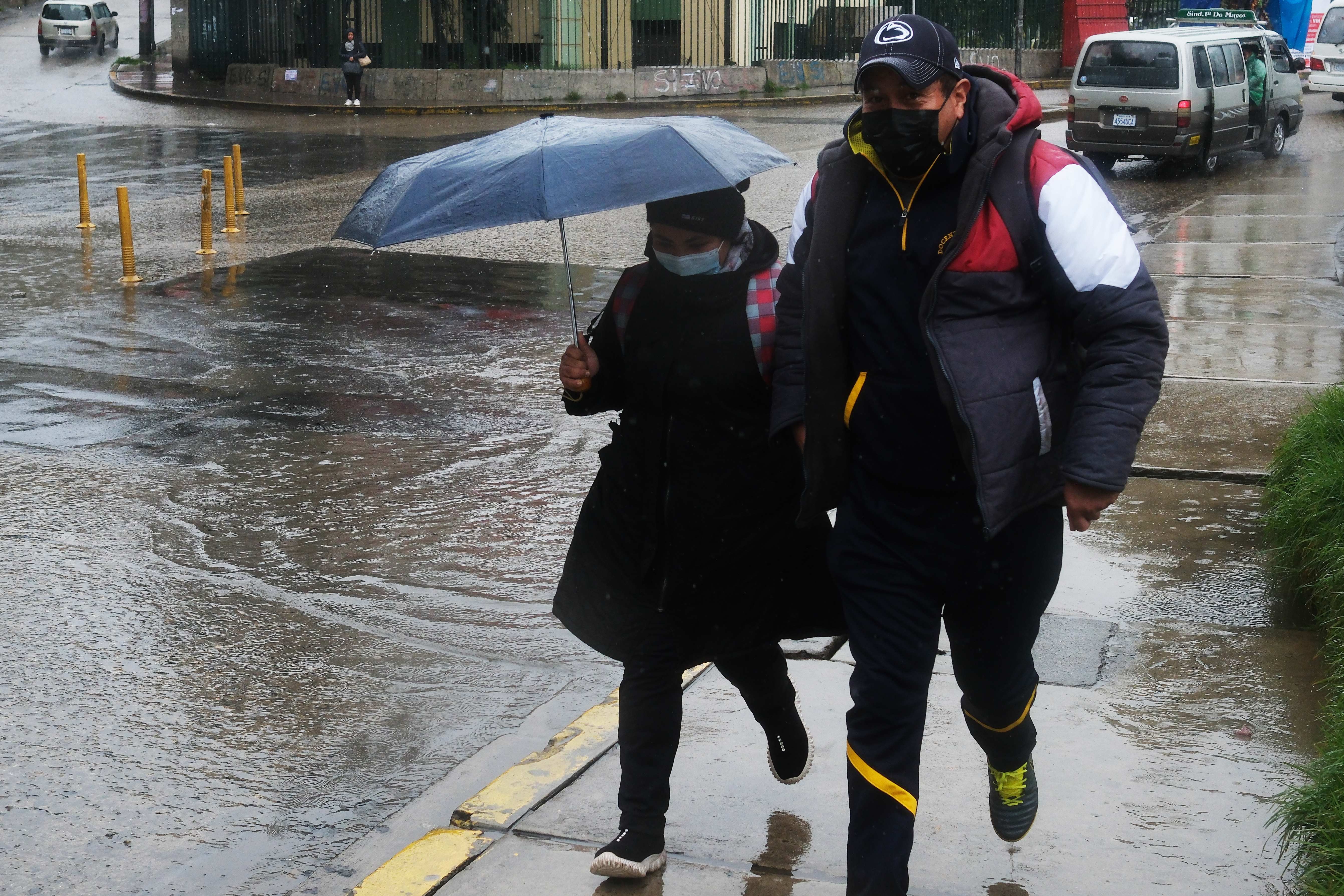 Lluvias y un frente frÃ­o en Guatemala