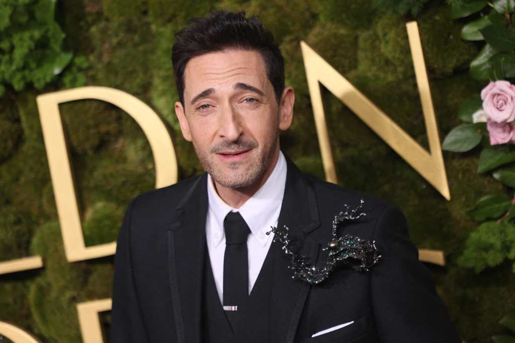 Adrien Brody Globos de Oro 