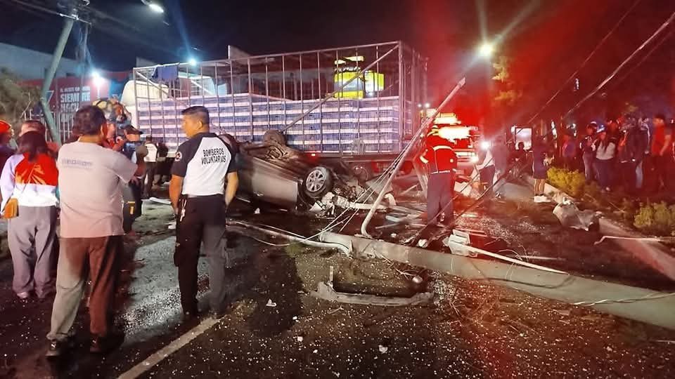 Accidente en calzada Roosevelt