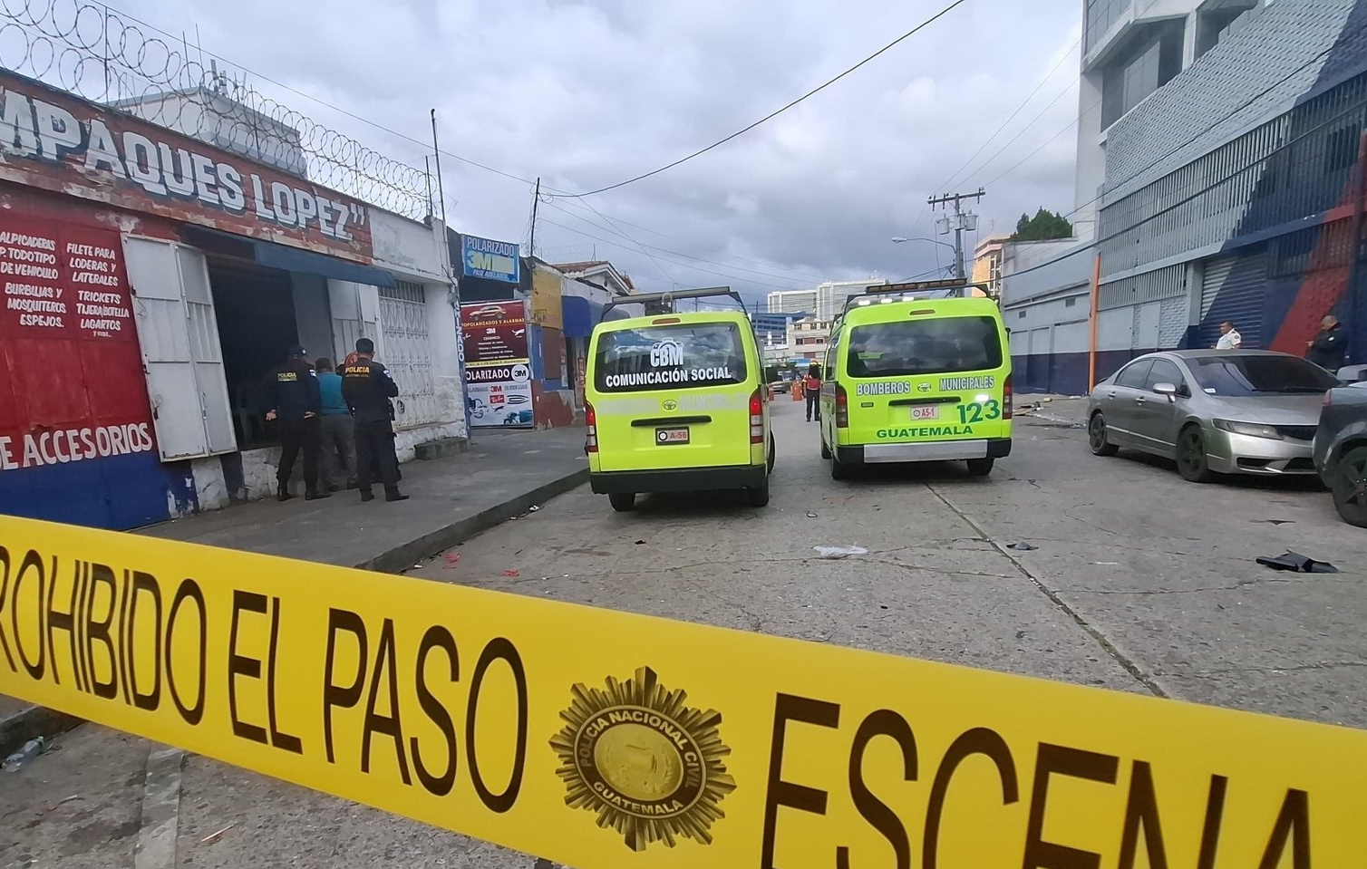 Ataque armado contra vendedor de polarizado en la zona 9