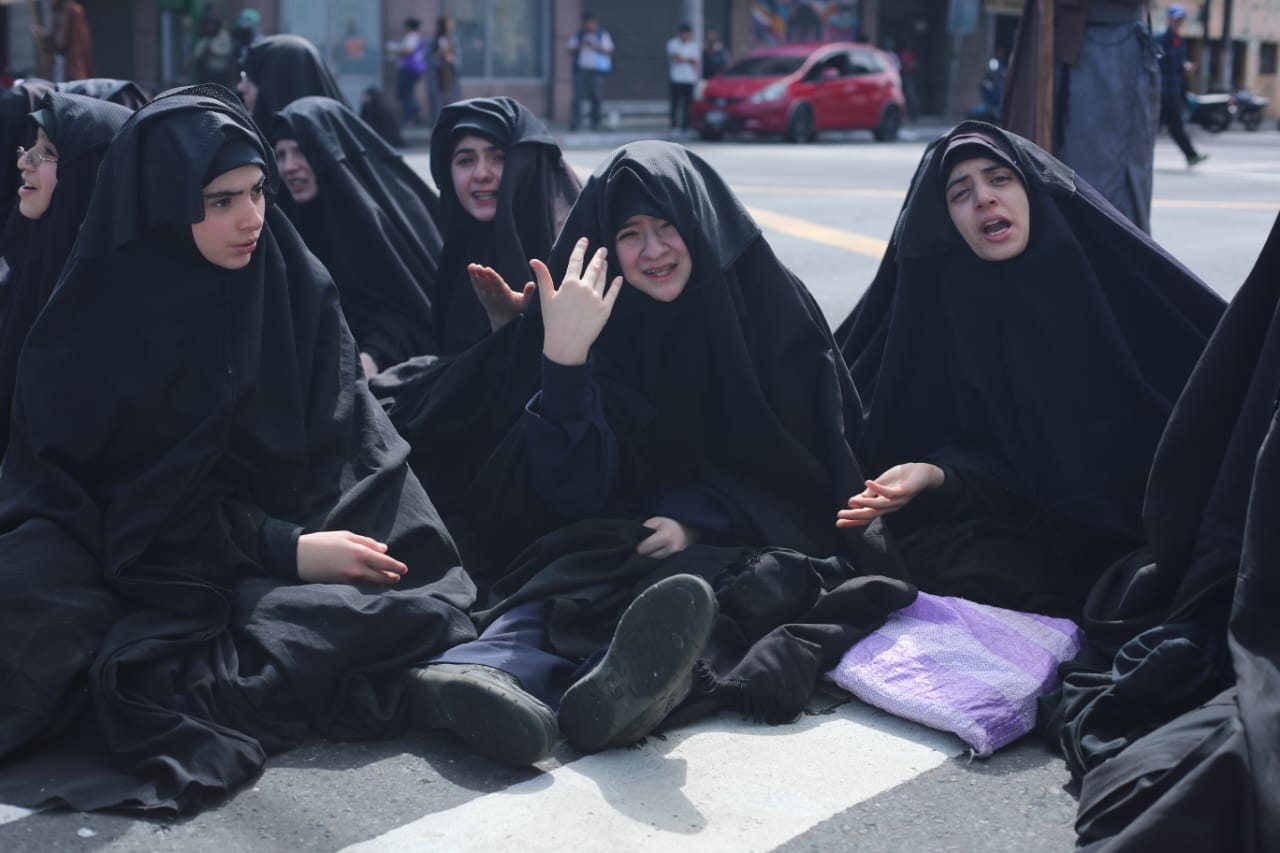 Bloqueo Lev Tahor avenida Elena'