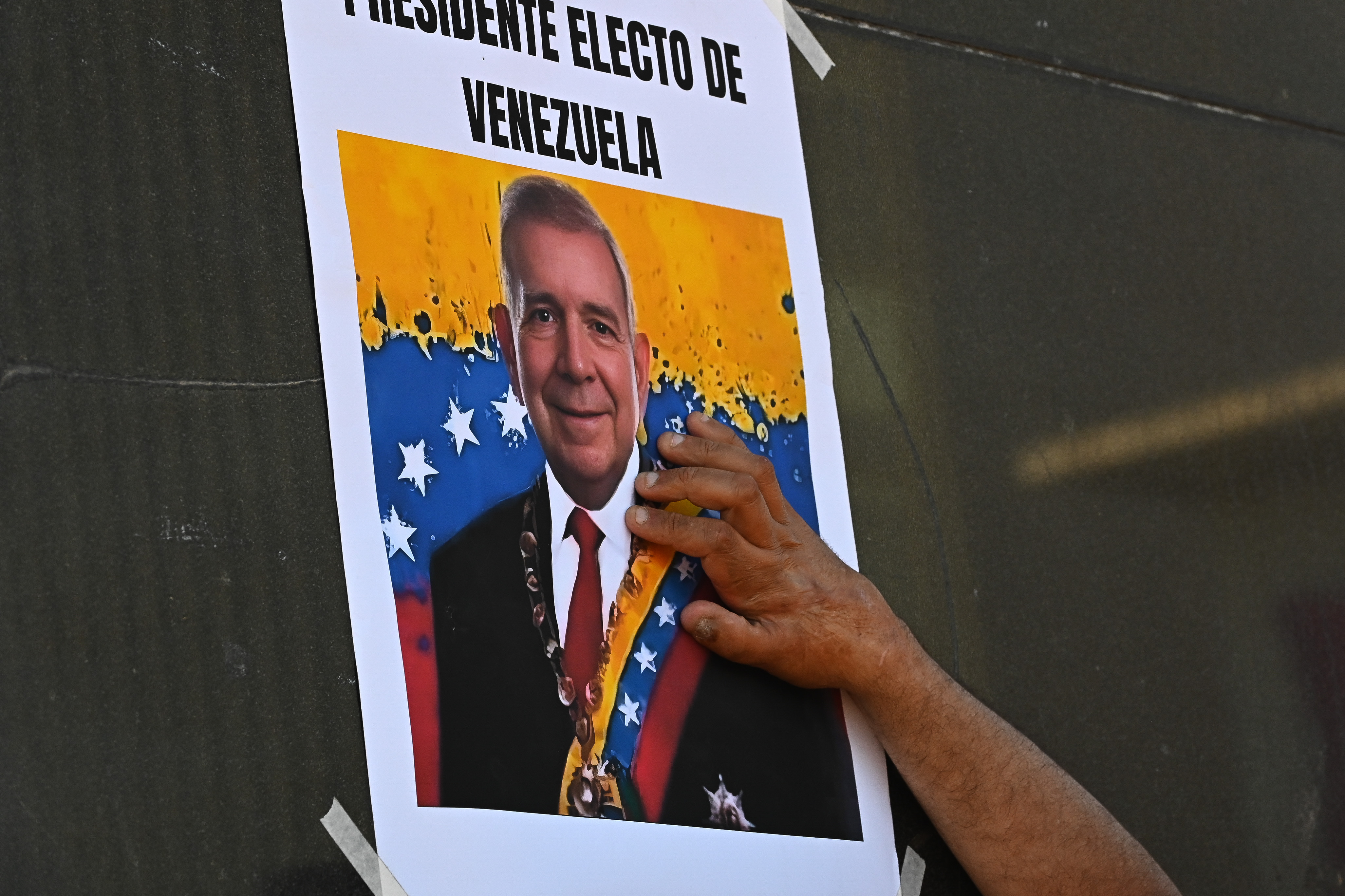 Edmundo González es reconocido por varios países como el verdadero presidente de Venezuela. (Foto Prensa Libre: EFE)