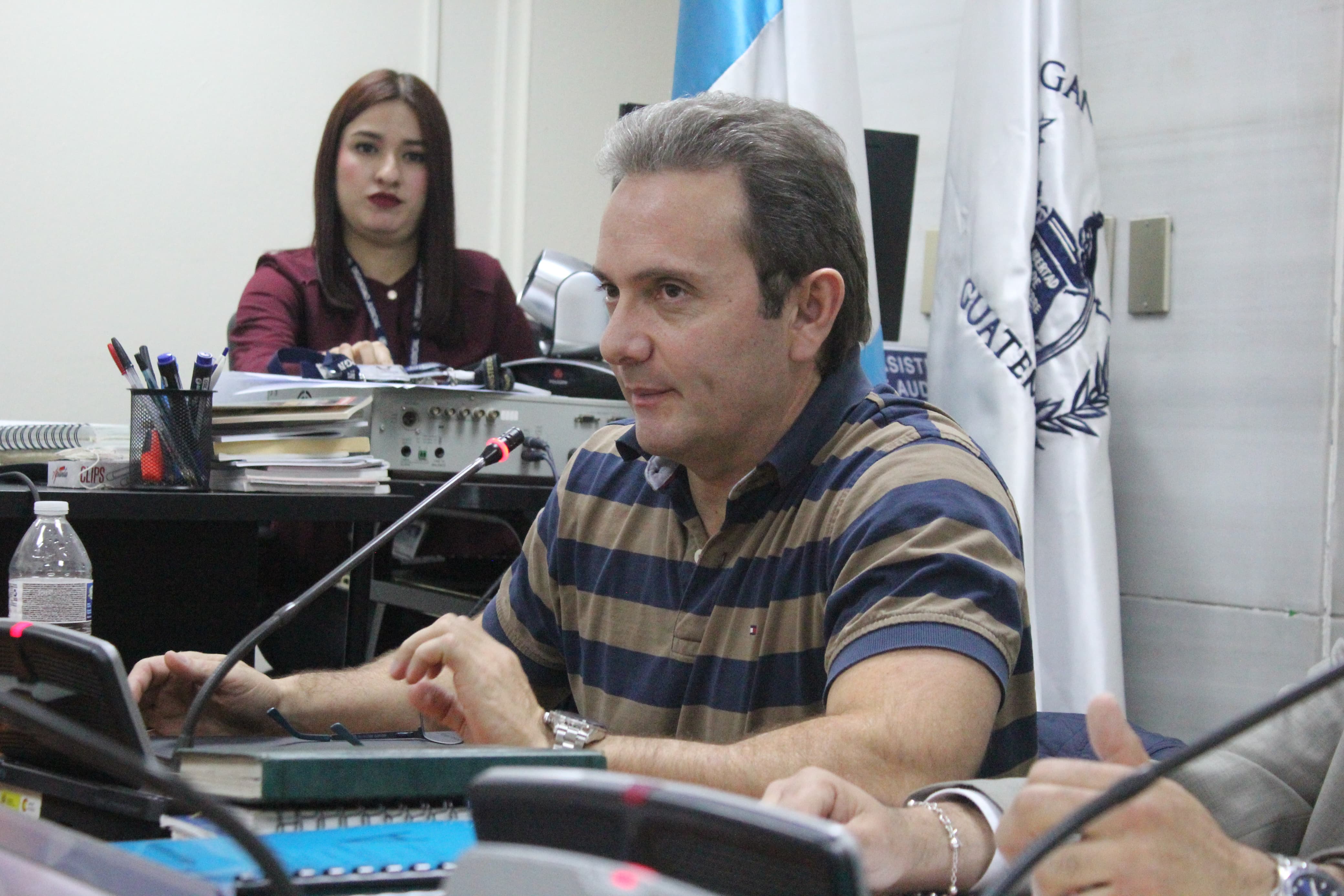 El exdiputado Jorge García Silva durante una audiencia en el caso Clima, Corrupción y Poder, Corrupción. (Foto Prensa Libre: Emilio Chang)