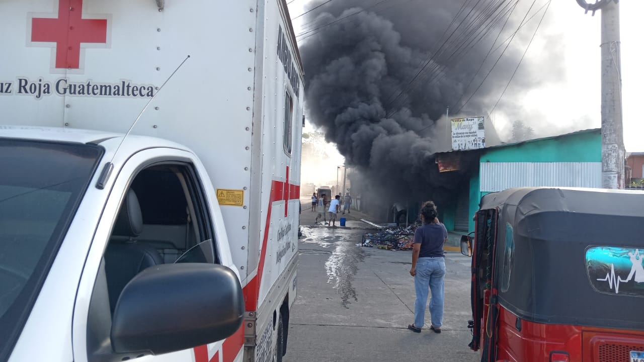 Incendio en Quetzaltenango