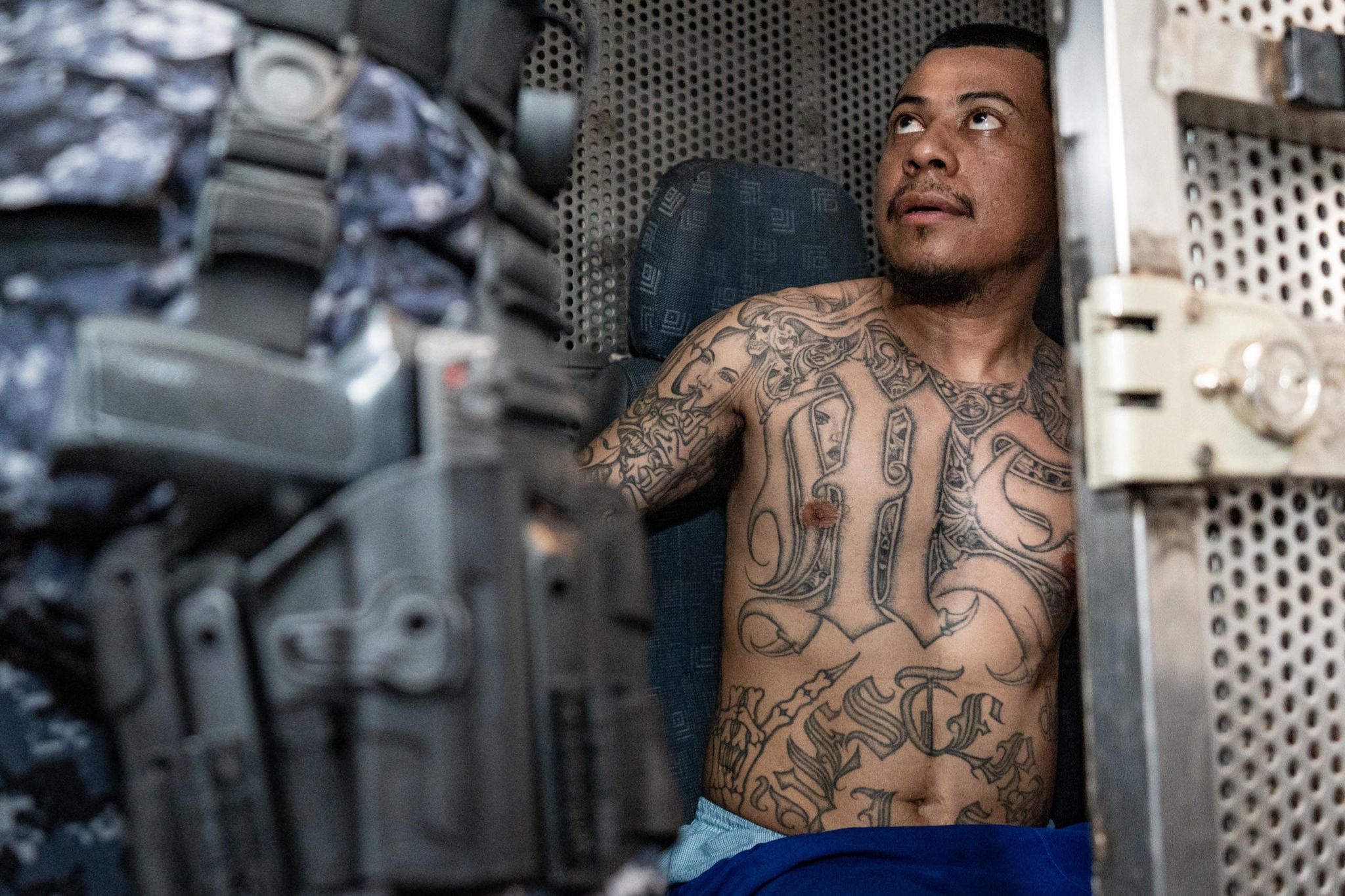 La Mara Salvatrucha es una organización terrorista internacional de pandillas criminales. (Foto Prensa Libre: AFP)