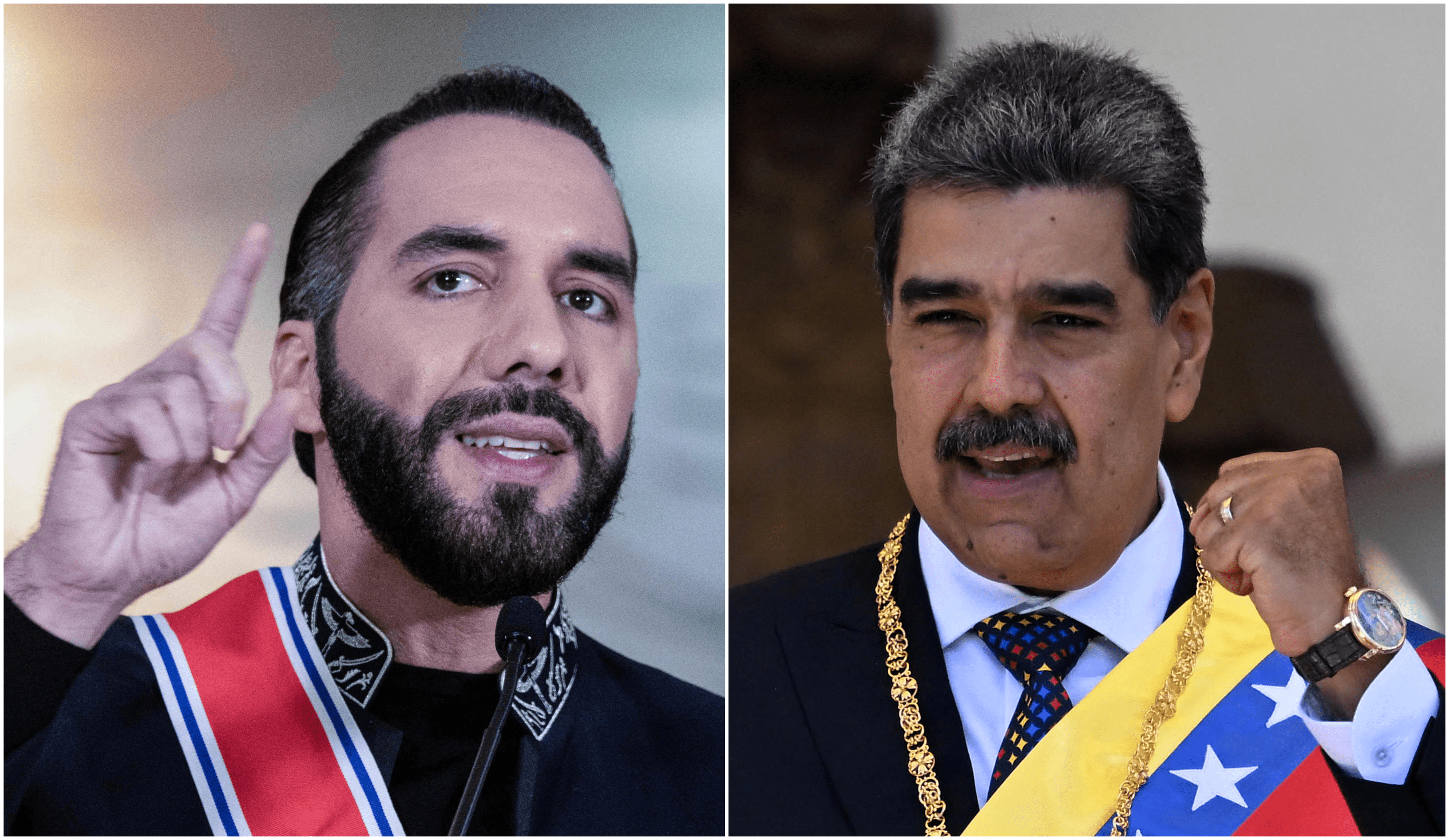 Nicolás Maduro indicó que el presidente salvadoreño, Nayib Bukele, lo visitó en Venezuela. (Foto Prensa Libre: AFP)