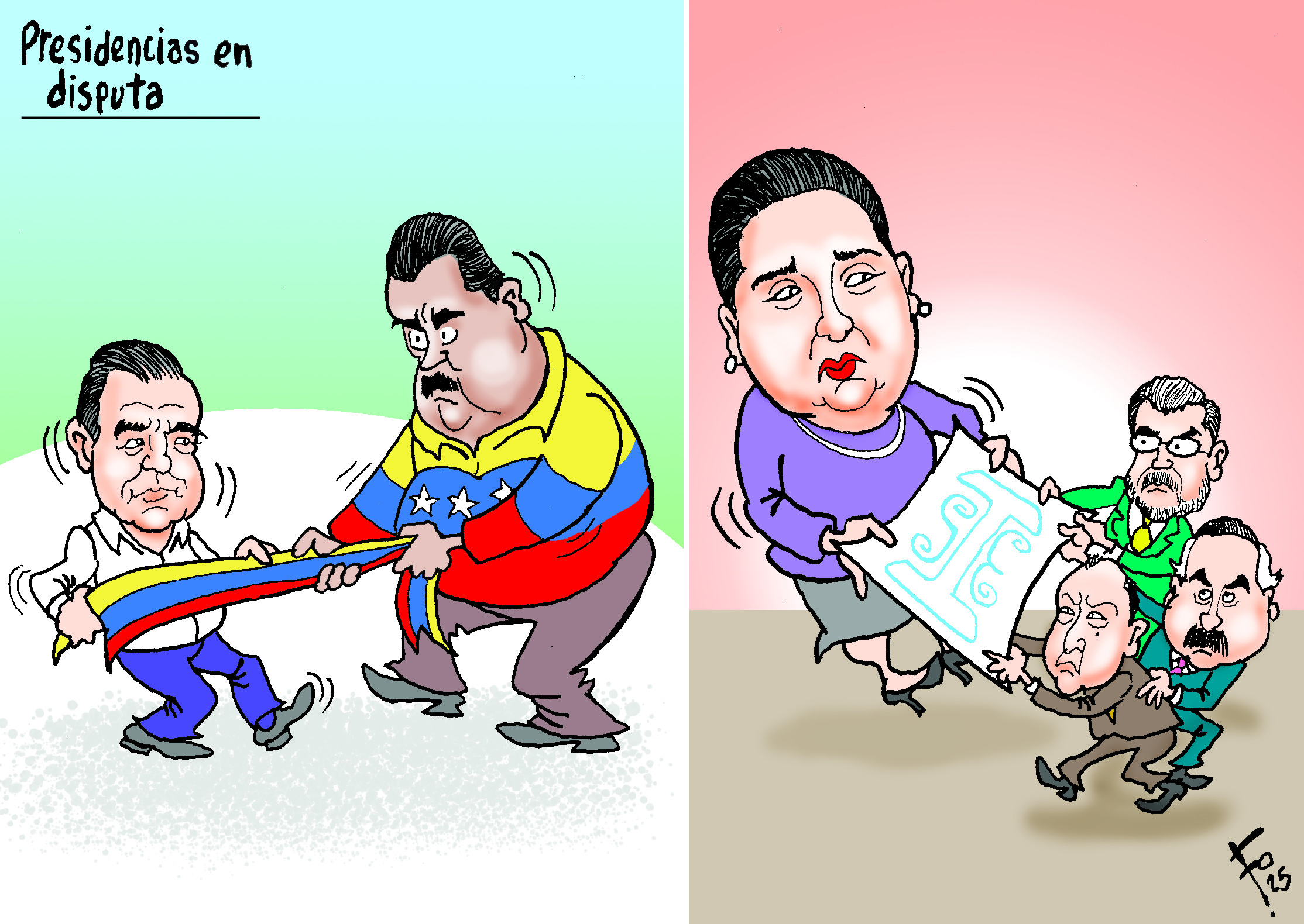 Personajes: Edmundo Gonzalez Urrutia, Nicolás Maduro, Blanca Alfaro, Josué Barahona, Antonio Cornejo y Ricardo Cordón.