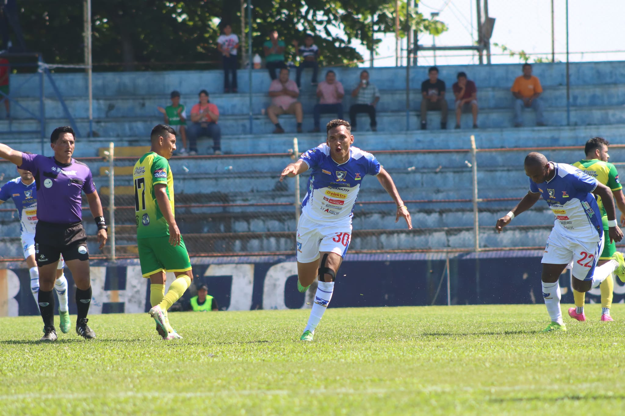 Raúl Peñaranda, anotador del gol de Suchitepéquez en su triunfo ante  Nueva Concepción. (Foto Prensa Libre: CSD Suchitepéquez)