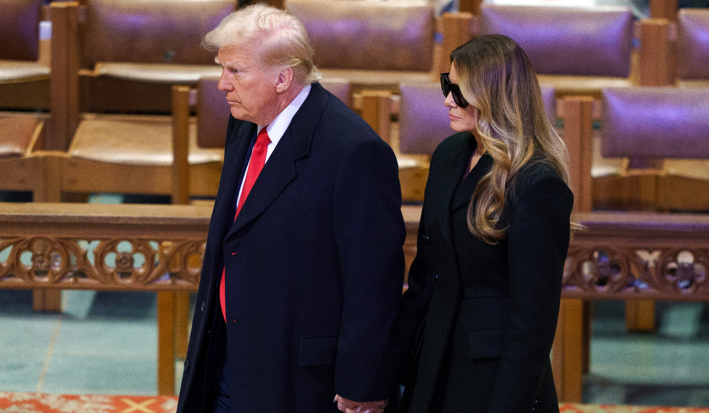 Trump y Melania Trump. EFE