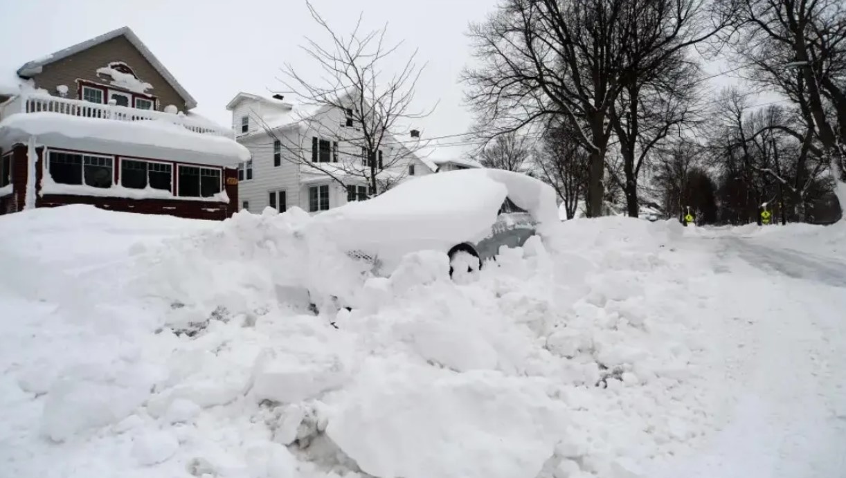 Varios estados de EE. UU. son azotados por el frío invernal, especialmente en enero. (Foto Prensa Libre: AFP)