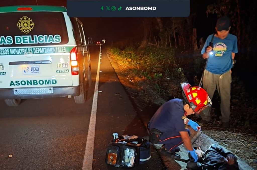 hombre atropellado Quetzaltenango