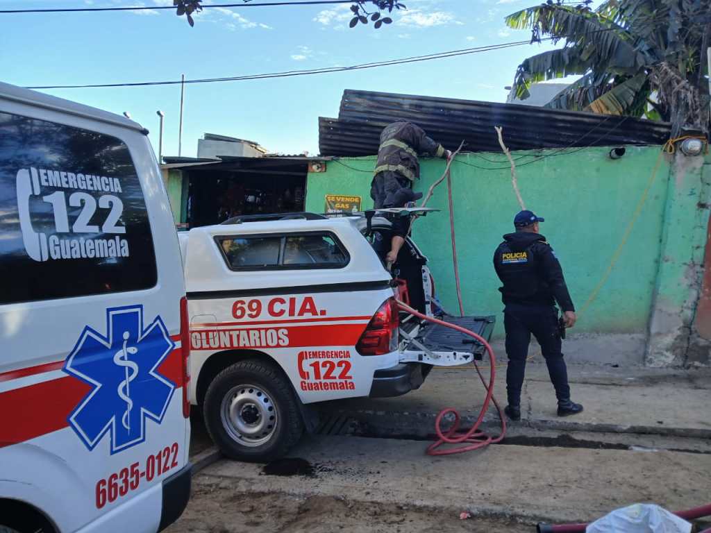 Incendio casa Amatitlán