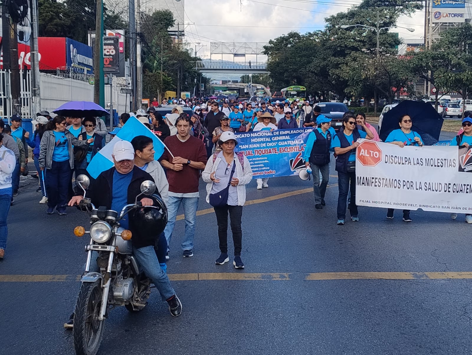 Manifestación de salubristas