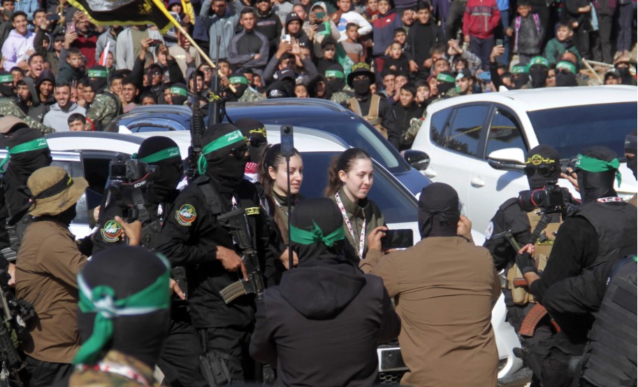 Rehenes liberadas por Hamás (EFE)