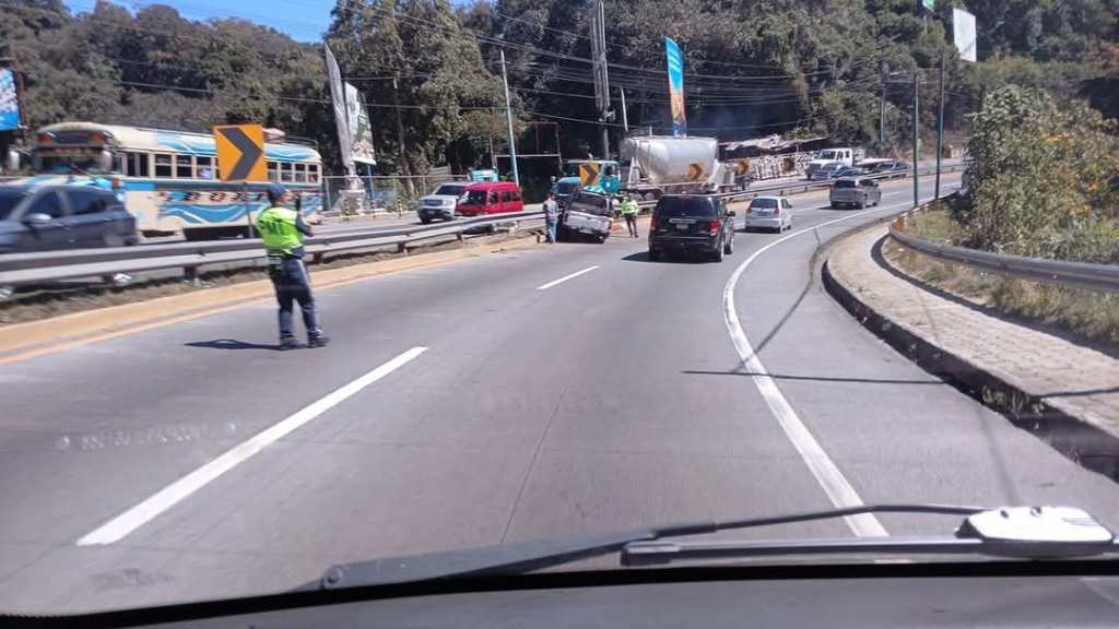 percance vial ruta Interamericana