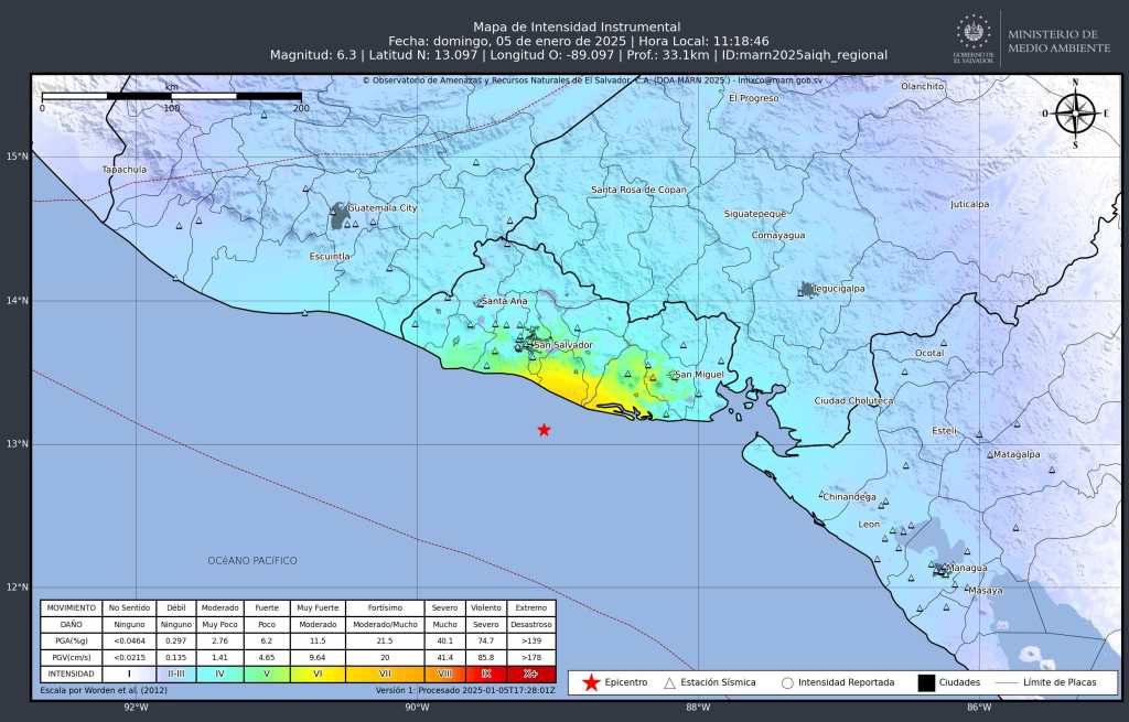 temblor 5 de enero 2025