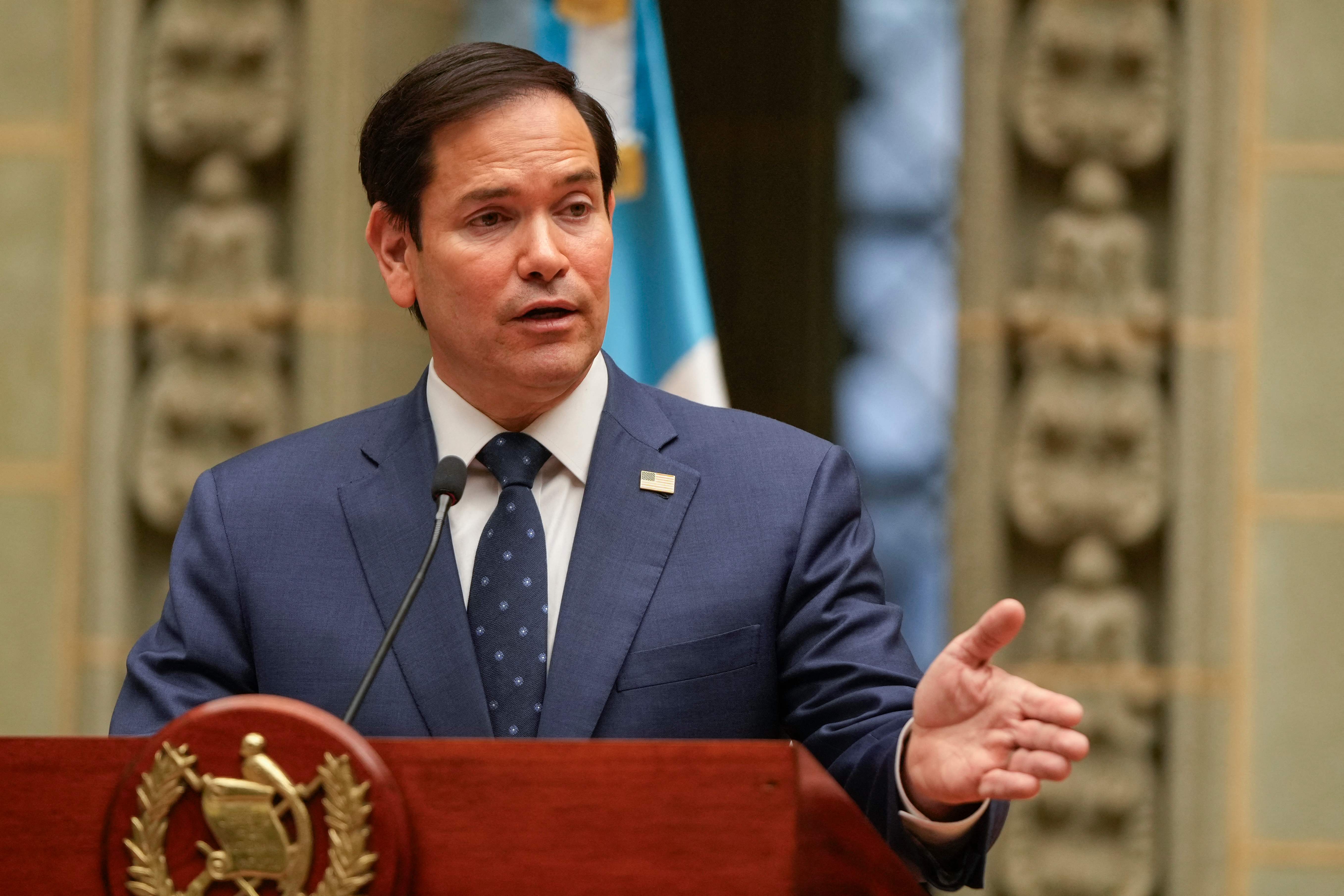 Marco Rubio en Guatemala