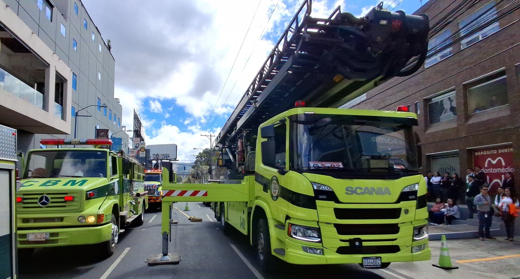 Incendio en edificio del bulevar Los Próceres