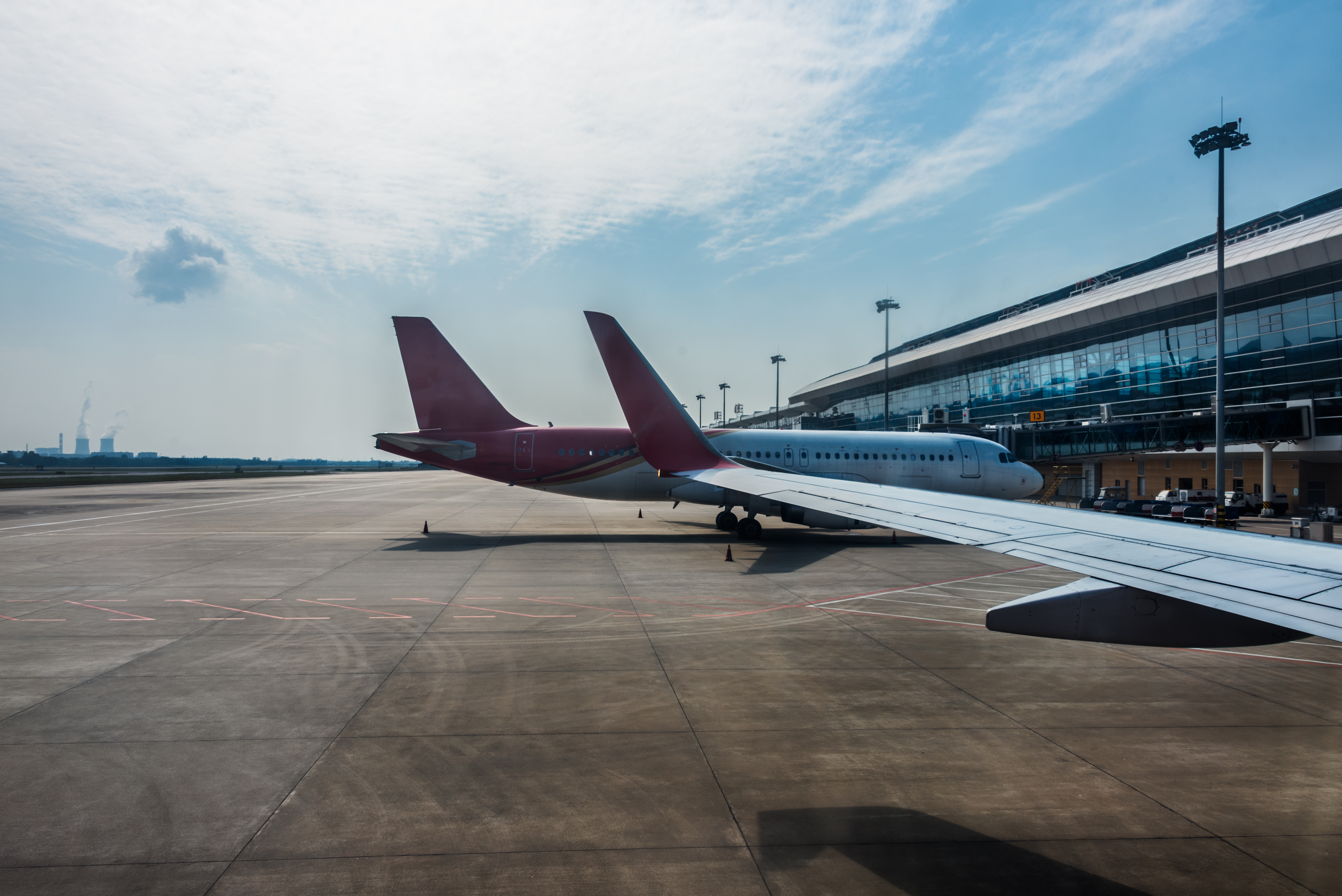 pista de vuelo de terminal aérea