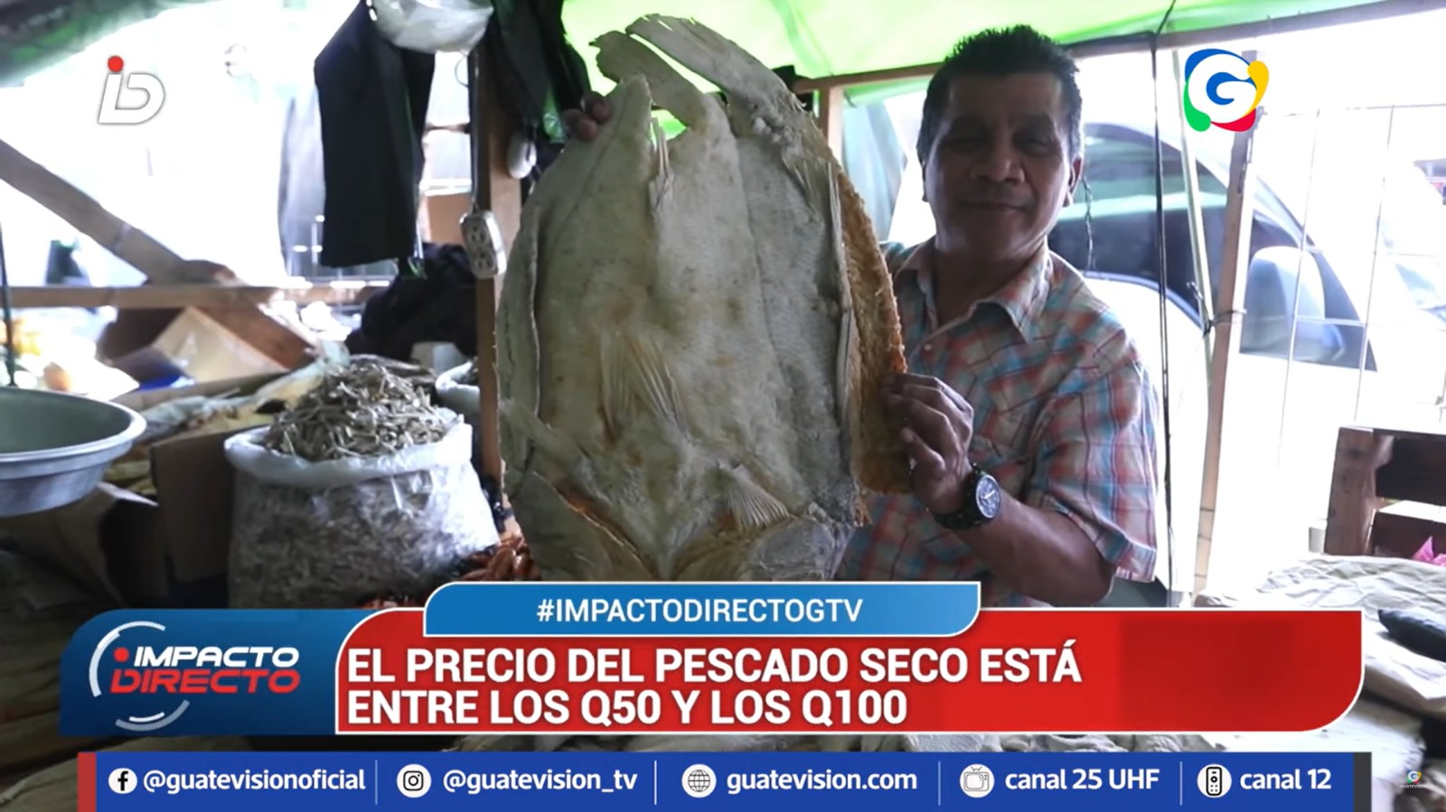 Pescado seco en la Cuaresma guatemalteca: alta demanda impulsa ventas pese a costos elevados